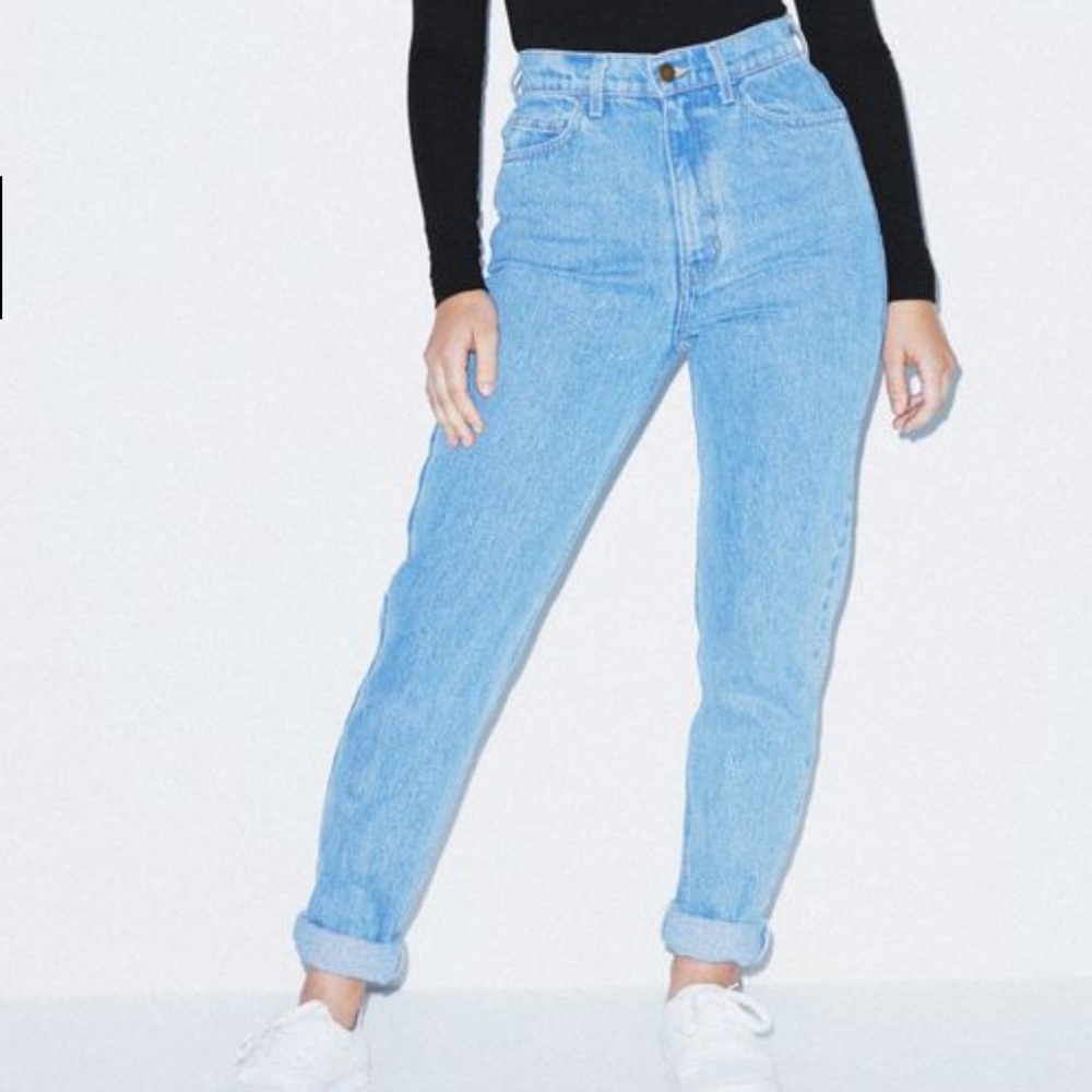 American Apparel High-Waist Jeans